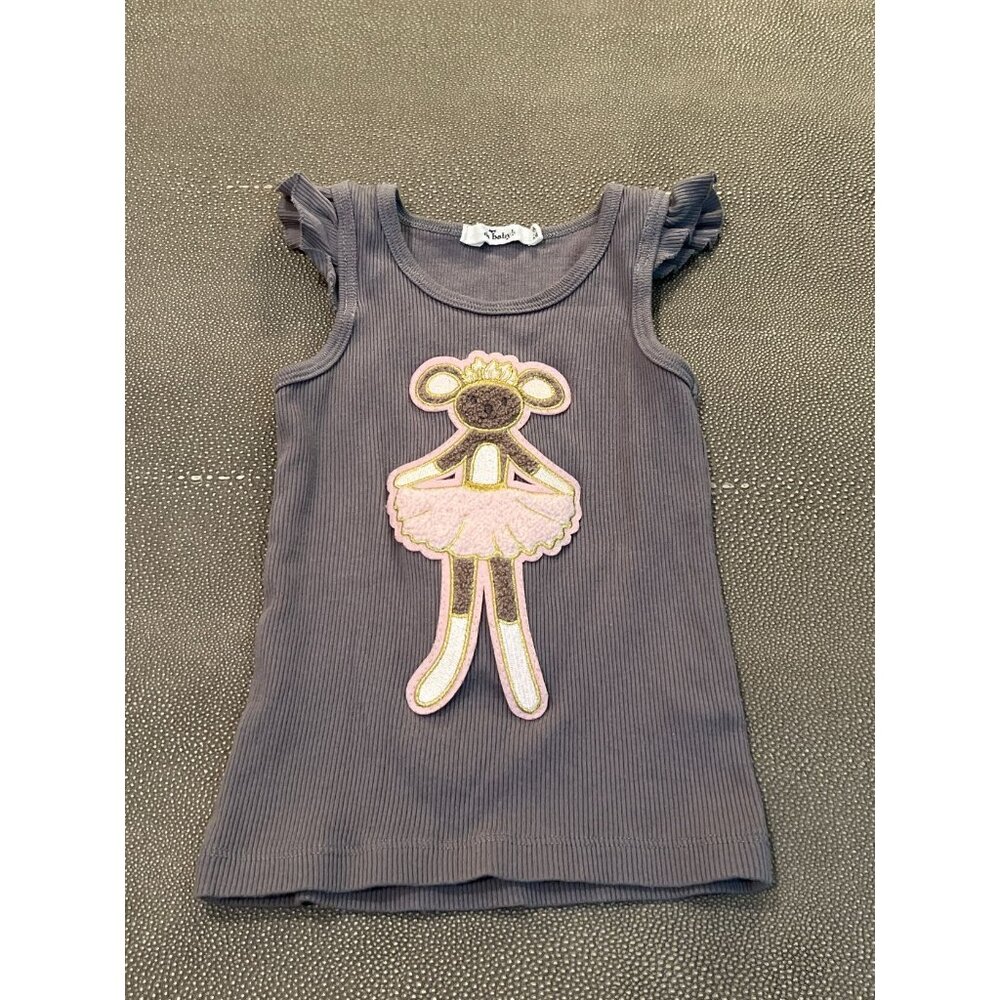 Oh Baby! Grey Ballerina Tee 18/24M EUC